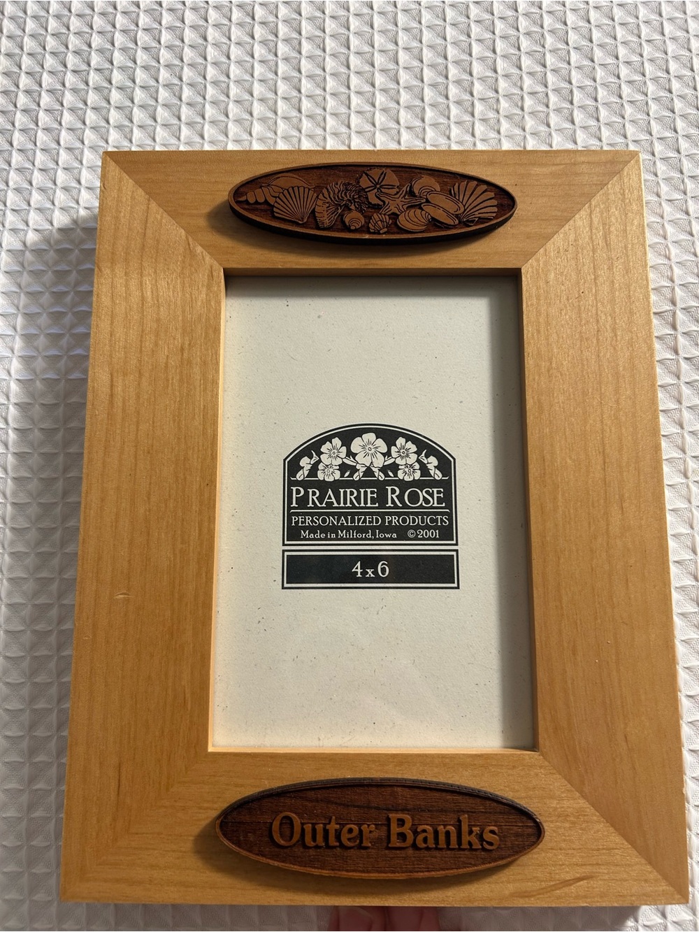 Prairie Rose Outer Banks Wooden Picture Frame - Natural Brown